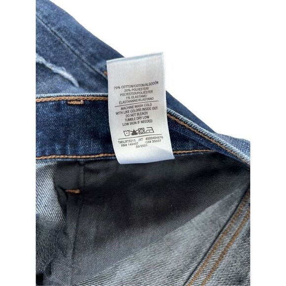 Joes Jeans Size 28x33 Mens Asher Straight Fit Dark Wash Distressed Slim - Picture 10 of 10